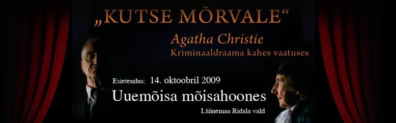Agatha Christie kriminaaldraama kahes vaatuses